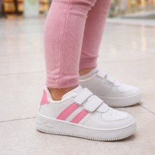 papucumun dünyası Günlük Bebek Çocuk Sneaker Cırt Cırt Bantlı Spor Ayakkabı Yürüyüş Ayakkabısı