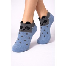 Gigi Giyim Kulak Detaylı Kadın Patik Çorap