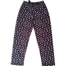 Beli Lastikli Mevsimlik Viskon Penye Pantolon Siyah