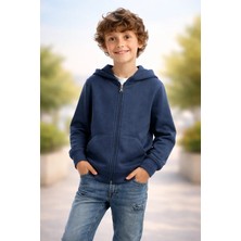 Almira Anne Bebek Çocuklar Için Kapüşonlu Erkek Hırka Kullanışlı ve Rahat Giyim