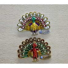 Epilons Swaroski Tavuskuşu Magnet ALK3852