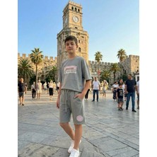 Queen Kids 8249 Erkek Çocuk Süprem Money Şortlu Takım