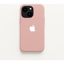 Demina iPhone 13 / 14 Uyumlu Beyaz Logo Baskılı Içi Kadife Lansman Kılıf