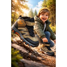 Almira Anne Bebek Erkek Çocuk Bot Su Geçirmez Yün Içli Taba Bedenleri