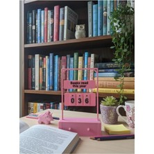 Alesta EP Design Kitap Okuma Sayacı, Bu Yıl Okuduğum Kitap Sayaç Standı, Kitaplık Aksesuarı