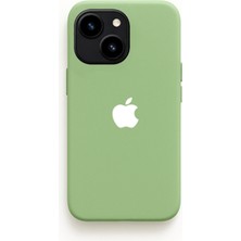 Demina iPhone 13 / 14 Uyumlu Beyaz Logo Baskılı Içi Kadife Lansman Kılıf