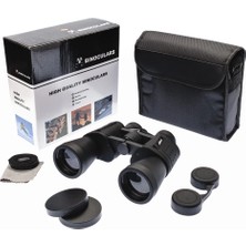 Epilons 10×50 – Geniş Ön Mercekli Profesyonel El Dürbünü – 1000M/56M – Siyah