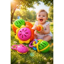 Almira Anne Bebek Çocuklar Için Peluş Çıngırak Seti 6 Parça Güvenli Eğlence