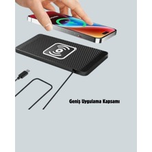 GIGA Kablosuz Manyetik Araç Şarj Pedi – Hızlı, Güvenli, Isınma Korumalı Tasarım