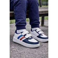 papucumun dünyası Günlük Bebek Çocuk Sneaker Cırt Cırt Bantlı Spor Ayakkabı Yürüyüş Ayakkabısı