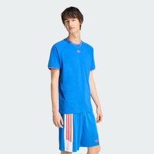 Adidas Originals KC6447 CHEST STRIPES ENGINEERED COLLAR TEE