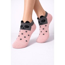 Gigi Giyim Kulak Detaylı Kadın Patik Çorap