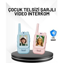 GIGA 3–12 Yaş Çocuklara Uygun Görüntülü Walkie Talkie Seti