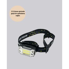GIGA Kafa Lambası LED Fener Pratik Taşınabilir Ayarlanabilir USB Şarjlı