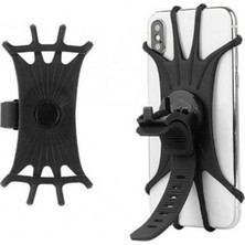 ZHL Tools Zhltools Bisiklet Motorsiklet Atv Motosiklet Gidon Telefon Tutucu Tutacağı Lastikli Akrobat Siyah