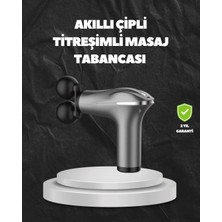 GIGA 4 Başlıklı Şarjlı Masaj Tabancası Bel Sırt Boyun Bacak Kas Rahatlatıcı