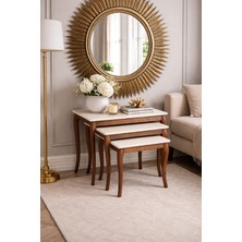 Fami Home | Pesaro 3’lü Iç Içe Modern- Avangard Zigon Sehpa