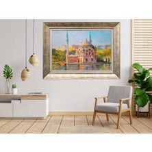 Giyense Gümüş Çerçeveli Dekoratif Tablo NUM696