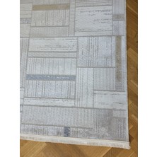 Badelya Home London 003 Krem Multi Bambu Akrilik Yumuşak Modern Özel Kesim Salon Koridor Halısı