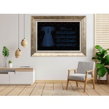 Giyense Gümüş Çerçeveli Dekoratif Tablo NUM2385