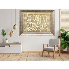 Giyense Gümüş Çerçeveli Dekoratif Tablo NUM2225