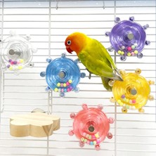 Musestore Çıngıraklı Kuş Kafesi Için Çark Oyuncağı