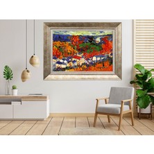 Giyense Gümüş Çerçeveli Dekoratif Tablo NUM2696