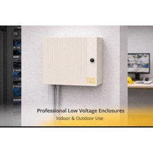 Teknonom Multipan Profesyonel Çok Amaçlı Dış Saha Panosu - 46X40X16 cm - Su Geçirmez Tesisat ve Ekipman Dolabı