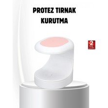 Marsilyan LED Mini Oje Kurutucu Taşınabilir Hızlı Kuruma Cihazı 3 LED Işıklı