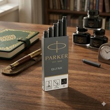 Parker Dolma Kalem Kartuşu Quınk Siyah 5 Li Uzun 1950382