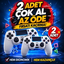 Miaxtreme Doubleshock 4 Kablosuz Titreşimli Oyun Kolu 2 Adet – Ps4 Pc Uyumlu, Çift Motorlu