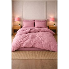 More Home Tek Kişilik Yatak Örtüsü Seti  Gül  Kurusu