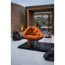 AVYNA Lunara™ Premium Tekli Koltuk Berjer | Konforlu Tv Koltuğu ve Dinlenme Koltuğu - Turuncu