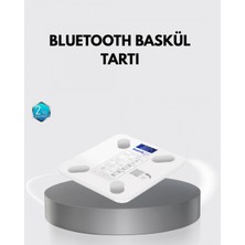 Marsilyan Bluetooth Akıllı Tartı – 8 Fonksiyonlu Dijital Baskül, 180 kg Kapasiteli