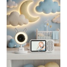 Marsilyan LCD Ekranlı Bebek Izleme Kamerası Ninnili Gece Görüşlü Güvenlik Sistemi
