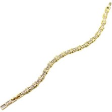 Taşlı Bileklik - Altın