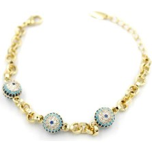 Nazarlı Xuping Vip Bileklik - 14K Altın