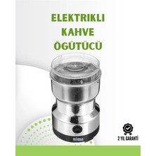 Marsilyan Kahve ve Baharat Değirmeni | Kompakt, Hafif, Hızlı Öğütme, Şeffaf Kapaklı, Kolay Kullanım