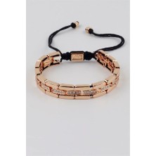 Ipli Çelik Bileklik - Altın