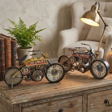 Marsilyan Yarış Motoru Tasarımlı Masaüstü Saat