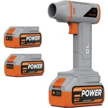 Auhma Ahv-25 Turbo Fan Gri – 130.000 Rpm Çift Batarya Turbo Elektrikli Hava Kompresörü