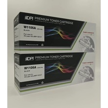 Dpi Toner Hp 106A-W1106A Muadil Toner 2 Li Paket