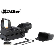 Marsilyan 1X22X33MM Red Dot Refleks Dürbün - 4 Farklı Nişangah Tipi 22MM Ray Uyumlu