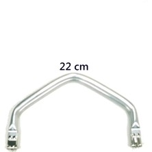 Gizli Metal Çanta Bursu – 22 cm - Metal Çanta Aparatı Çanta Aksesuarı