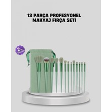 Marsilyan Profesyonel Makyaj Fırça Seti Yumuşak Kıllı Taşınabilir Çantalı