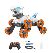 Vardem Uzaktan Kumandalı 8 Tekerlekli Buharlı Dinozor Araba - 2.4g Şarjlı Full Fonksiyonel Akrobat Araç