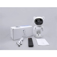 Marsilyan Çocuklara Özel Projeksiyon Astronot Lamba Speaker Sevimli