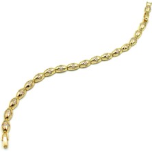 Taşlı Vip Bileklik - Altın