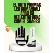 Kuzgun Ticaret Uzaktan Kumandalı LED El Park Uyarı Cihazı Suya Dayanıklı Enerji Tasarruflu - Lisinya