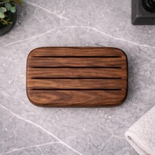 Twins Wood Craft Ceviz Ağacı Ahşap Sabunluk